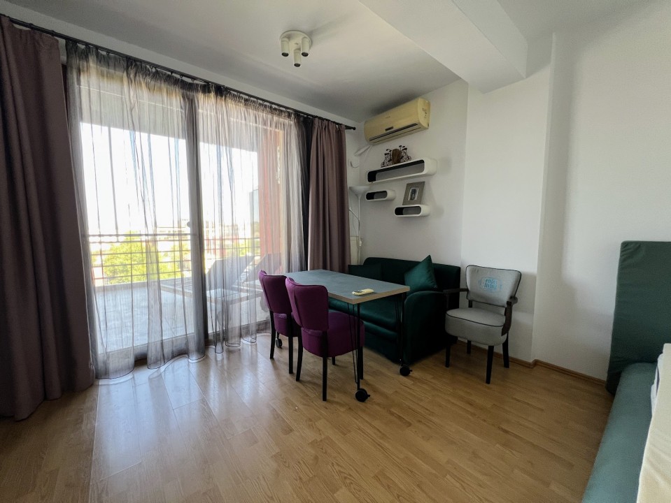 Apartament tip studio terasa 20 m, parcare la subteran, perfect investitie 